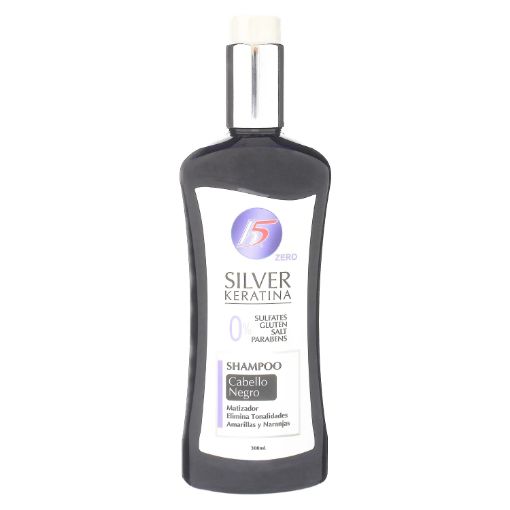 Imagen de SHAMPOO H5 SILVER KERATINA ZERO 300,00 ml 