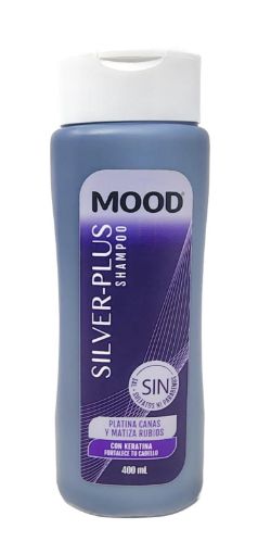 Imagen de SHAMPOO MOOD SILVER PLUS PLATINA CANAS & MATIZA RUBIOS 400,00 ml 