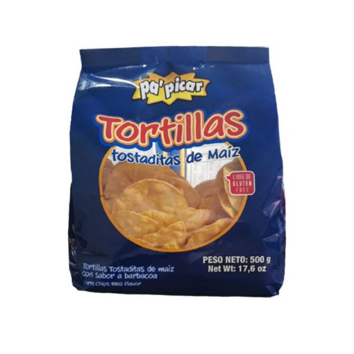 Imagen de TORTILLAS PA'PICAR DE MAIZ 500.00 G