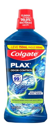 Imagen de ENJUAGUE BUCAL COLGATE PLAX ODOR CONTROL ZERO ALCOHOL 750 ML