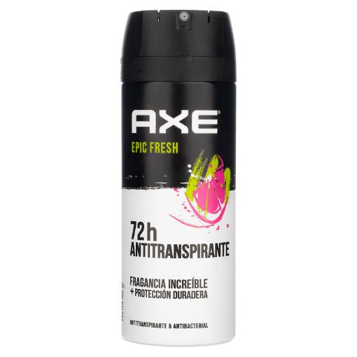 Imagen de DESODORANTE CORPORAL AXE EPIC FRESH 72 H PARA HOMBRE EN AEROSOL 150 ML