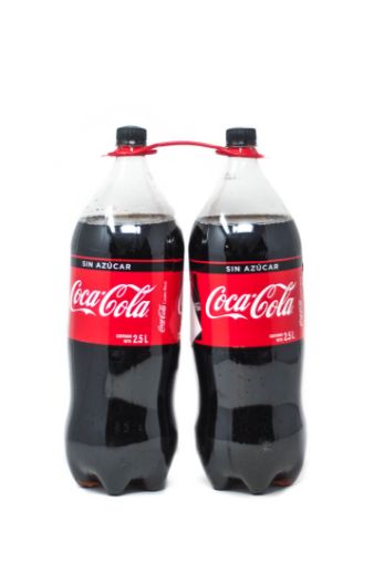 Imagen de OFERTA COCA COLA SIN AZUCAR 2 PACK  2500.00 ML