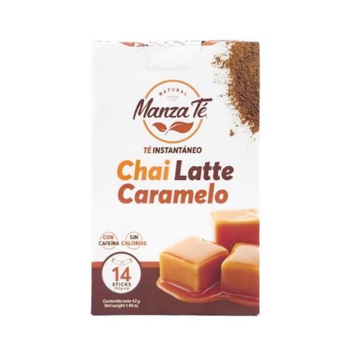 Imagen de TÉ MANZA TE CHAI LATTE CARAMELO 14 UND 42 G