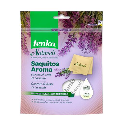 Imagen de AROMATIZANTE TENKA BEST SAQUITOS LAVANDA 24 UND 40.8 G