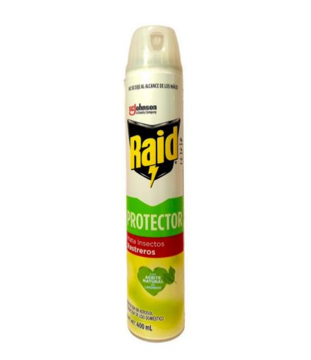 Imagen de INSECTICIDA RAID PROTECTOR RASTREROS EN AEROSOL 400 ML