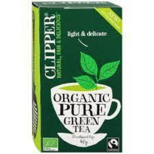 Imagen de INFUSIÓN ORGÁNICA CLIPPER TÉ VERDE 20 UND 40 g 