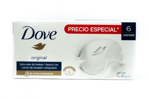 Imagen de JABON DE TOCADOR DOVE ORIGINAL 6 UND  540.00 G