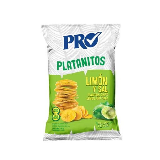 Imagen de PLATANITOS PRO CON LIMÓN & SAL 140 G