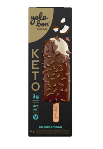 Imagen de HELADO YOLOBON COCO BOMBON KETO 82 G