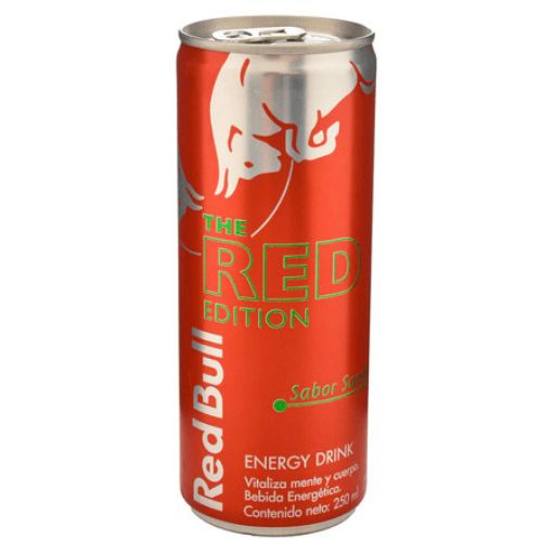 Imagen de BEBIDA RED BULL ENERGÉTICA RED SANDÍA LATA 250 ML