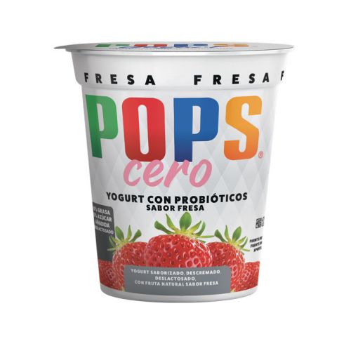 Imagen de YOGURT POPS CERO FRESA 125 G