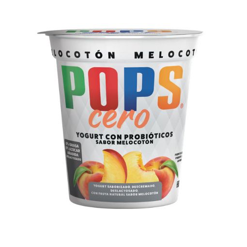 Imagen de YOGURT POPS CERO MELOCOTÓN 125 G