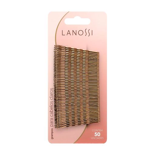 Imagen de PRENSA LANOSSI DORADA N°5 PARA CABELLO 50 UND