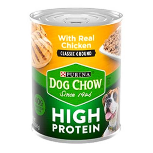 Imagen de ALIMENTO HÚMEDO DOG CHOW POLLO & PROTEINA PARA PERRO ADULTO 368 G