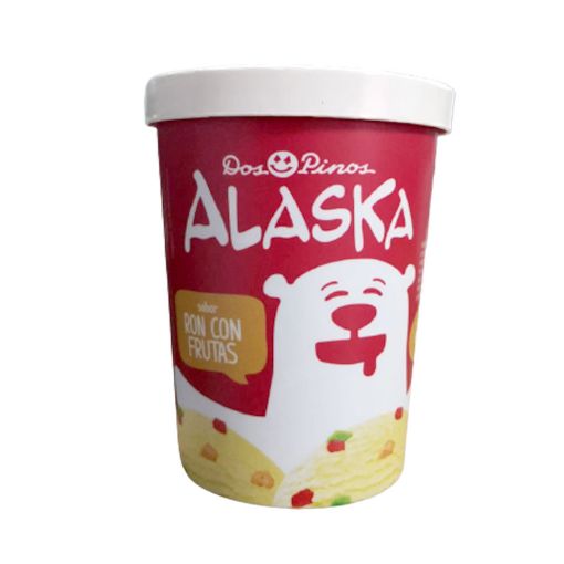 Imagen de HELADO DOS PINOS ALASKA RON CON FRUTAS  500 G