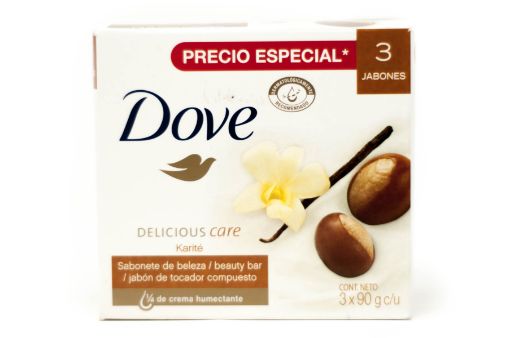 Imagen de JABON DE TOCADOR DOVE KARITE 3 UND 270.00 G