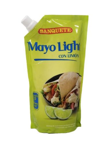Imagen de MAYONESA BANQUETE LIGHT CON LIMÓN DOYPACK 400 g 