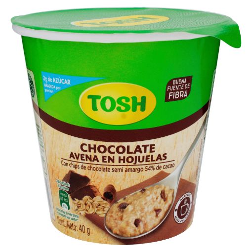 Imagen de AVENA TOSH INSTANTANEA CON CHOCOLATE 40 G