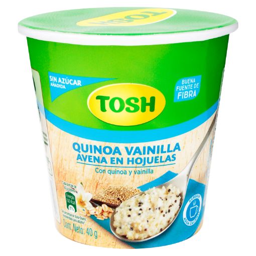 Imagen de AVENA TOSH INSTANTANEA CON QUINOA Y VAINILLA 40 G