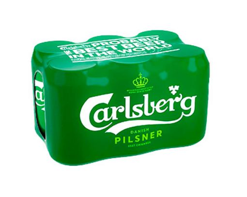 Imagen de CERVEZA CARLSBERG LATA 6 UND 1980 ML