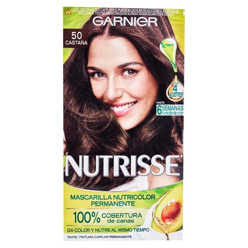 Imagen de TINTE PARA CABELLO GARNIER NUTRISSE #50 1.00 UND