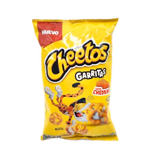 Imagen de SNACKS CHEETOS HORNEADOS GARRITAS QUESO CHEDDAR 120 G