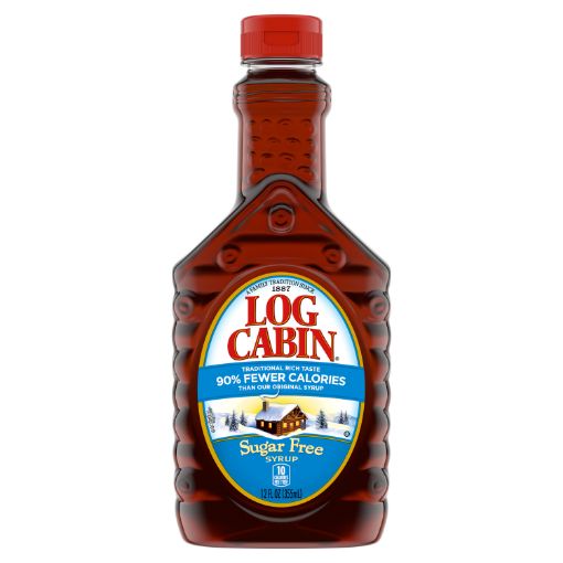 Imagen de SIROPE LOG CABIN SIN AZÚCAR 355 ML