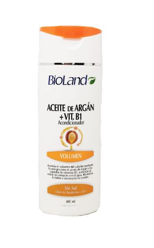 Imagen de ACONDICIONADOR BIOLAND ACEITE ARGÁN & VITAMINA B1 SIN SAL 400 ml 