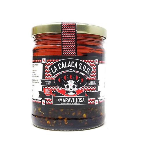 Imagen de CHILE PICANTE EN ACEITE LA MARAVILLOSA 220 G