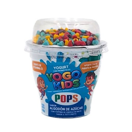 Imagen de YOGURT POPS YOGO KIDS ALGODÓN DE AZUCAR 125 G