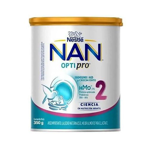 Imagen de FÓRMULA INFANTIL NAN  NESTLÉ 2 OPTIPRO 6 A 12 MESES 350 G