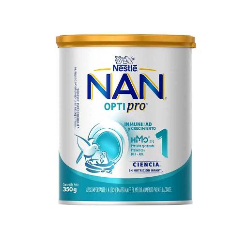 Imagen de FÓRMULA INFANTIL NAN  NESTLÉ NESTLÉ 1 OPTIPRO 0 A 6 MESES 350 G