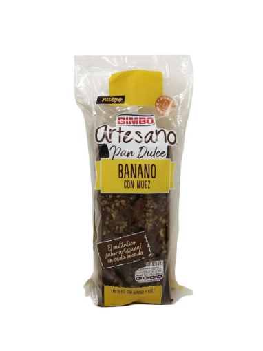 Imagen de PAN BIMBO DULCE ARTESANO BANANO CON NUEZ 370 G