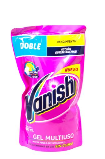 Imagen de QUITA MANCHAS VANISH LIQUIDO ROSA 800 ml 