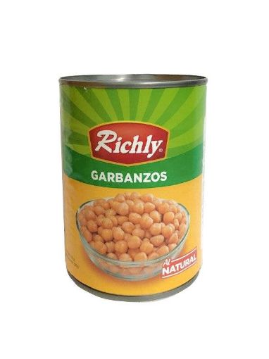 Imagen de GARBANZO RICHLY AL NATURAL LATA 300 g 