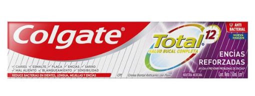 Imagen de CREMA DENTAL COLGATE TOTAL 12 ENCÍAS REFORZADAS 150 ml 