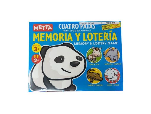 Imagen de JUEGO DE MESA METTA MEMORIA & LOTERIA 1 und 