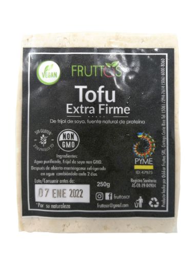 Imagen de QUESO TOFU FRUTTOS EXTRA FIRME DE SOYA 250 g 