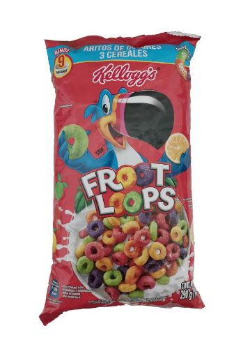 Imagen de CEREAL KELLOGGS FROOTS LOOPS BOLSA 290  g 