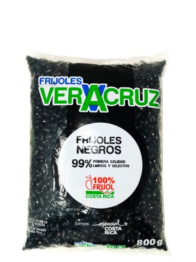 Imagen de FRIJOL VERACRUZ NEGRO 99% LIMPIOS Y SELECTOS 800 g 