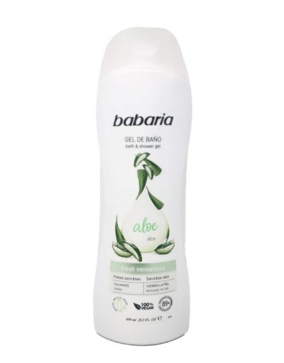 Imagen de GEL DE DUCHA BABARIA FRESH SENSATIONS CON ALOE VERA 600 ml 