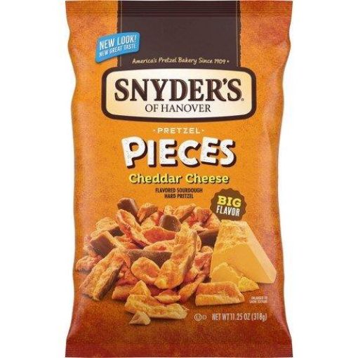 Imagen de PRETZEL SNYDER'S OF HANOVER PIECES QUESO CHEDDAR 318 g 