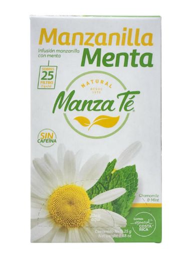 Imagen de TÉ DE MANZANILLA & MENTA MANZA TE 25 UND 25 g 