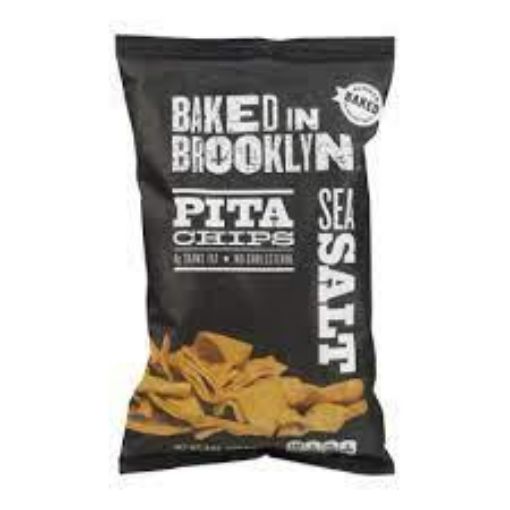 Imagen de PITA CHIPS BAKED IN BROOKLYN CON SAL MARINA 170 g 