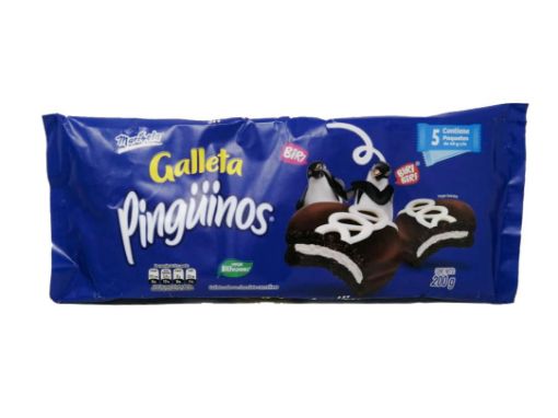 Imagen de GALLETA MARINELA PINGÜINOS 5 UND 200 g 