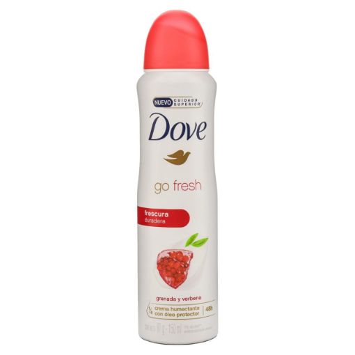 Imagen de DESODORANTE DOVE GO FRESH GRANADA & VERBENA PARA MUJER EN AEROSOL 150 ml 