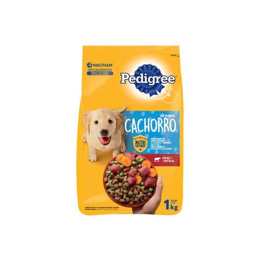 Imagen de ALIMENTO PARA PERRO PEDIGREE CACHORRO CON RES & VEGETALES 1000 g 