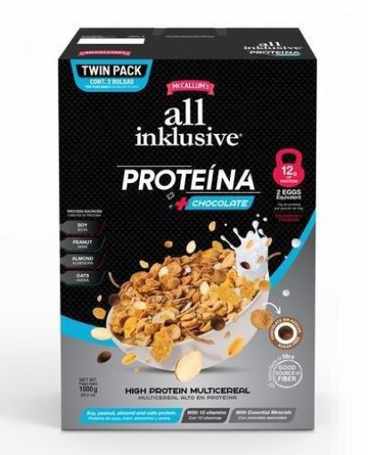 Imagen de CEREAL MCCALLUMS ALL INKLUSIVE PROTEINA CAJA 350 g 