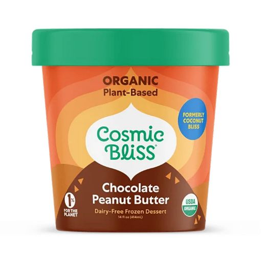 Imagen de HELADO COSMIC BLISS VEGANO CHOCOLATE & MANTEQUILLA DE MANÍ 414 ml 