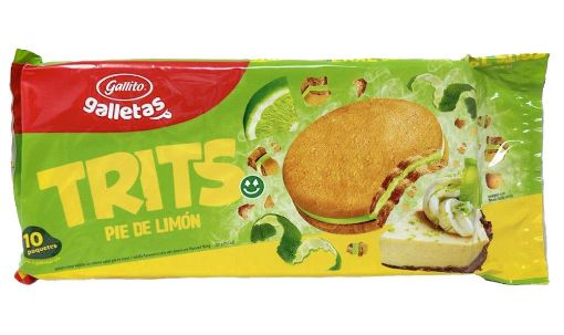 Imagen de GALLETA GALLITO TRITS PIE DE LIMON 10 UND 320 g 